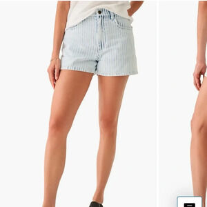 Faherty Striped Denim Shorts